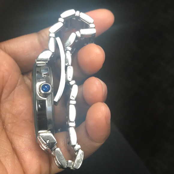 GUC Anne Klein AK Diamond Silver Analog Watch - Picture 6 of 8